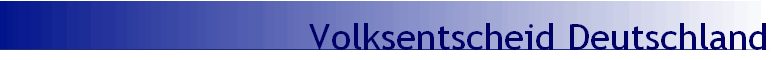 Volksentscheid Deutschland